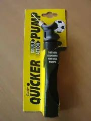 BALL AIR PUMP with METAL NEEDLE 22 cm soccer AFL rugby netball football - NEW!