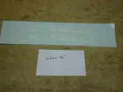 Schwinn Approved Large Curved Script Top Tube 26" Ladies Bicycle Decal Set