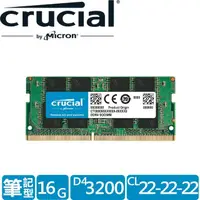 在飛比找momo購物網優惠-【Crucial 美光】DDR4 3200_16G NB用記