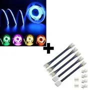 PAUTIX RGB COB LED Strip Light 16.4ft/5m,UL Listed 24V Color Changing Light S...