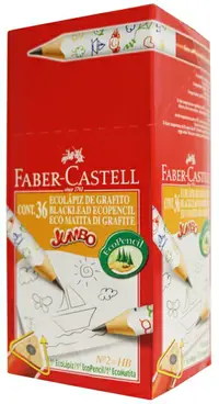 在飛比找樂天市場購物網優惠-Faber-Castell輝柏 3/4學齡大三角鉛筆-36入