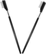 DRESSOOS Enhance Your Lash Game: 2pcs Eyelash Brush Steel Needles Lash Comb for Women for Professional Diy Lash Extensions