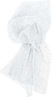 [Healeved] Rhinestone Hijab Cap Women's Under Scarf Hijab Scarf Elastic Turban Hat White