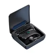 V12 Business Wireless Bluetooth 5.0 Earphone with Charging Box - Hanging Ear Style