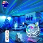 Galaxy Star Moon Cloud Aurora Projector Music Night Light Ocean Wave Lamp Remote