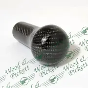 CLASSIC MINI - WOOD & PICKETT CARBON GEAR KNOB No Gear Change Logo WPA9047X-CB
