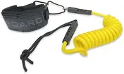 iBoard Bodyboard Leash Coiled Rope 4FT |Surf Accessories Replacement Surfboard Leash Red and Yellow