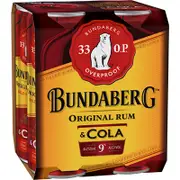 [Bundaberg] Bundaberg 33 OP Rum & Cola Can 250mL