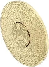 ULDIGI Chinese Vintage Brass Compass Taoist Compass Decorative Eight Diagrams Design Portable Plaything for Home Office Decor Unique Present for Friends Family