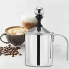 Manual Milk Frother, 400 Ml, Milk Frother, 8 X 17 Cm, for Café