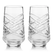 Waterford Aran Mastercraft Hi Ball Glasses, Set of 2