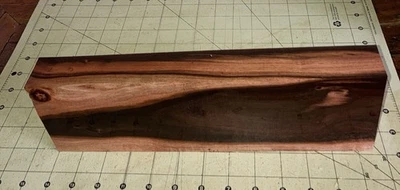 One Piece Hawaiian Milo Wood~12 1/2" x 4 1/4" x 1 1/3" (#543)