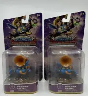(2) Skylanders SuperChargers Figure: BIG BUBBLE POP FIZZ w/ Sticker, NEW SEALED