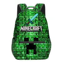 在飛比找蝦皮商城精選優惠-￡現貨新款我的世界Minecraft中小學生書包兒童背包雙肩