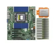 Supermicro H13SSL-N Motherboard With AMD EPYC GENOA 9654 CPU/ 768GB(64GB*12) RAM