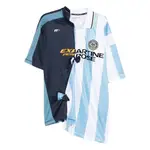 [Martine Rose] Martine Rose Panelled Striped Jersey L BLUE/WHITE