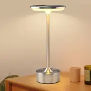 Portable Cordless Table Lamp w/ Touch Sensor, 3-Color Dimming, Cordless Recha...