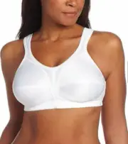 Freya Active White Soft Cup Sports Bra 4001 UK 28G CoolMax