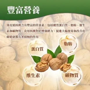 【西域果園】新疆紙皮核桃500g(新疆185紙皮核桃 可手撥殼 24入一箱)