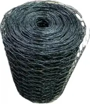 Heavy Duty Black Gal wire PVC Coated CHICKEN mesh 1200mm x 30m Roll Diamond