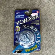 NOS Yomega X-Brain Wing Yo-Yo, Advanced Level 2, 1999, Bandai, Blue