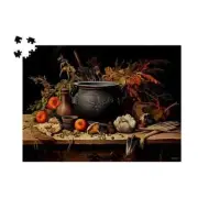 Enchanted Cauldron: Wooden Jigsaw Puzzle for Adults 500pc Puzzle by Durazza