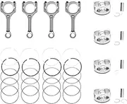 Assembroverse Connecting Rod Piston Kit Compatible with Santa Fe Sonata Tucson Optima Sorento 2.4L 2011-2019 23040-2G200 23410-2G201 23040-25200 23510-2G500