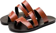 [BIAJIAZHUA] Men's Summer Big Toe Foot Corrector Sandal,Comfortable Orthotic Slippers For Plantar Fasciitis,Slip On Hallux Valgus Beach Flip Flops