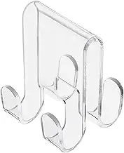 Shower Over Door Hooks - Adjustable Stainless Steel Hooks, Glass Shower Towel Hooks | Bathroom Shower Organization Solution, Punch- Storage Tool for Towels, Robes, Glass Doors, 8x4.1x4.9cm