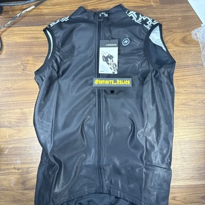 Assos Mille GT Spring Fall Vest BlackSeries Medium NIB – Model 11.30.342.18 - 25