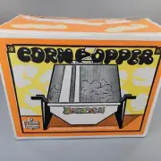 Kmart Kresge Corn Popper Popcorn Maker Automatic Buttering Server Bowl NOS NIB