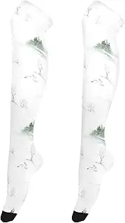 [Caihoyu] Womens Knee High Socks Lightweight Over Knee Thin Tight Long Stocking Over Knee High Socks for Dates Winter, Winter