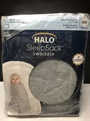 New HALO SleepSack Micro-Fleece 3-Way Swaddle 0-3 months Newborn Free Shipping!