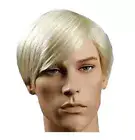 New Handsome Short Straight Men Wig Golden Blonde Color Halloween Party Hair Men