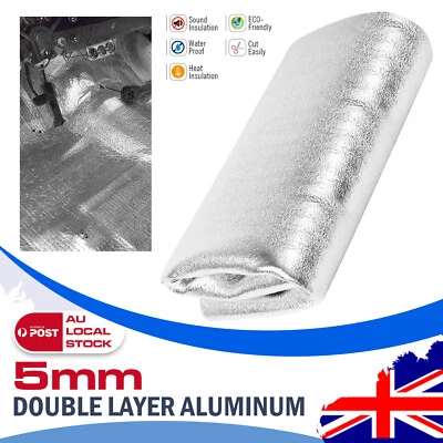 4PCS EPE Heat Reflective Foil Thermal Insulation Wall Roof Shed Barrier (for: Saab)