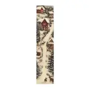 Vintage Christmas Village Table Runner - Holiday Decor - Christmas Table Runner
