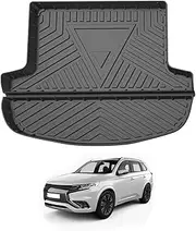 AUSGO 3D Cargo Mat Compatible with Mitsubishi Outlander 2012-2021, All-Weather Heavy Duty Boot Liner Luggage Tray Trunk Mat