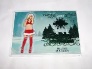 2015 Benchwarmer MALORIE MACKEY Holiday #77 Green Foil/3 DRACANO Chocolate Milk