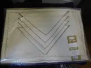 Vintage Imperial 8 pc Luncheon Set - Ivory 4 Placemats/4 Napkins w/Pkg Tag #765
