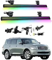 BJOHQ Electric Running Boards Compatible for Infiniti QX56 2004-2013 with Light, SUV, Off-Road & Pickup Trucks - Retractable Truck Steps & Nerf Bars