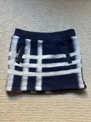 Pumpkin Patch Girls Mini Skirt Navy/Off White Size 6 BNWT