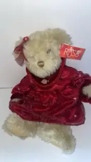 VTG Russ Annabelle Teddy Bear 16" Plush Stuffed Animal Toy Rare