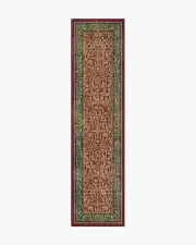 75' x 305' | Machine Washable Runner Rug | Kid & Pet Friendly | Indoor Rug | Acorn Amber Red Rug by Morris & Co. | Ruggable