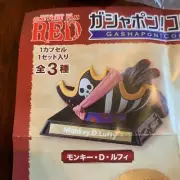 One piece film RED gashapon Monkey D Luffy hat cap toy figure Japan