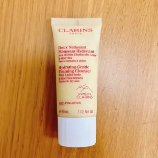 阿爾卑斯純淨潔顏乳 山茶花限定版 橘子潔顏優酪 50ml 30ml clarins 克蘭詩 阿爾卑斯純淨潔顏慕斯 保濕