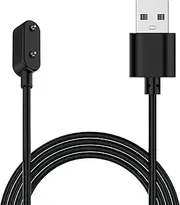 USB Charger Cable Compatible with Huawei Watch Fit/Fit 2/Fit Mini/Band 9/8/7/6/6 Pro/Honor Band 9/7/6/Watch ES/4X/4Pro Samsung Galaxy Fit 3 Smartwatch Replacement Magnetic Charging Cord, black 100cm