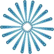 WOONEKY 50 Pcs Inflatable Cheering Sticks Portable Noisemakers for Sporting Events Concerts Boost Team Spirit Enhance Atmosphere for Parties Gatherings Blue with Bells