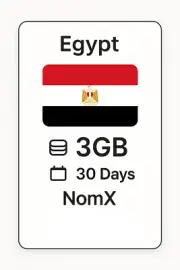 [Esim] Egypt 3GB 30 Days – Affordable, Reliable Connectivity Data Only