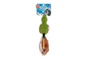 GIGWI DUCK WITH PLUSH TAIL GREEN