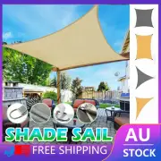 Sun Shade Sails Cloth 99% UV Block HDPE Oxford Waterproof Rectangle Triangle